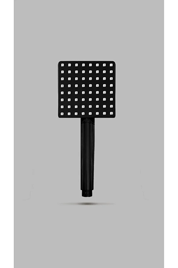 Siyah Lüks Paslanmaz Tepe Robot Duş Başlığı Seti Farah